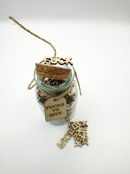 The Swear Jar of Fucks to Give